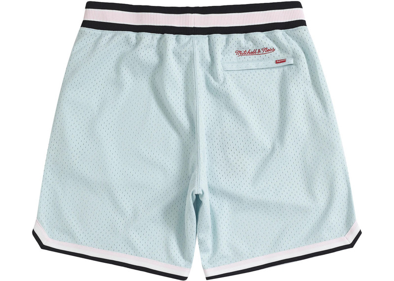 Supreme Supreme Mitchell & Ness Basketball Short Light Blue outlook