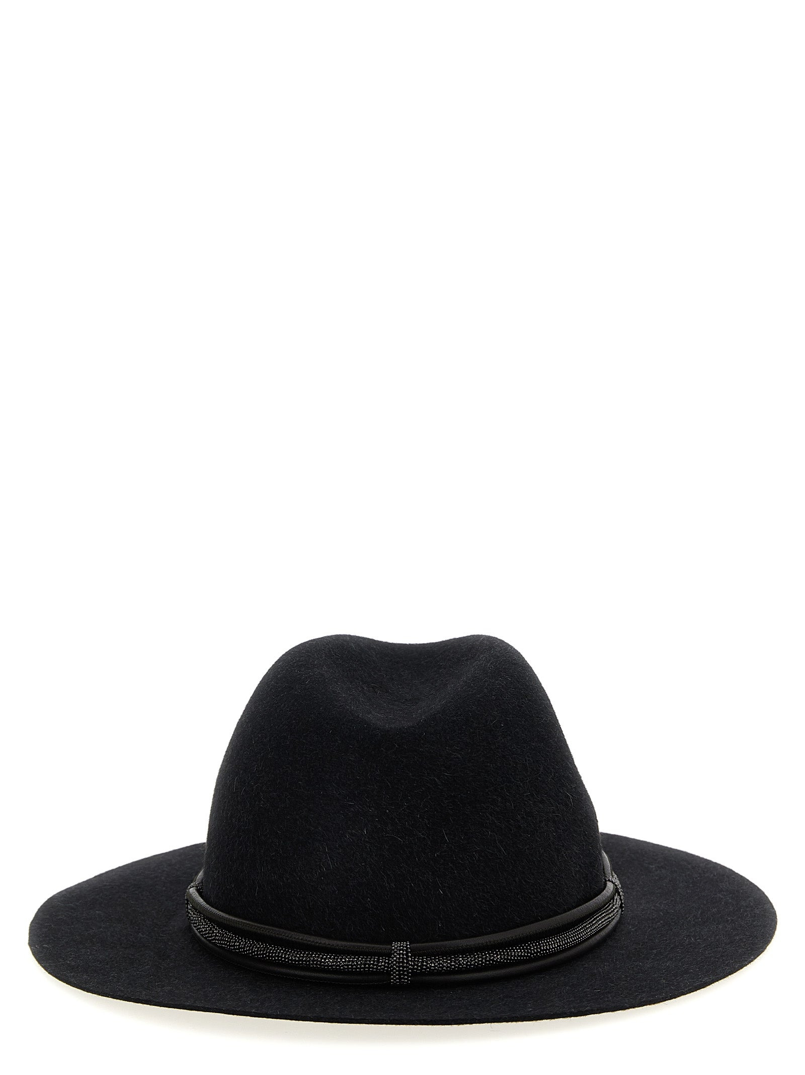 Jewel Leather Hat Hats Gray - 3