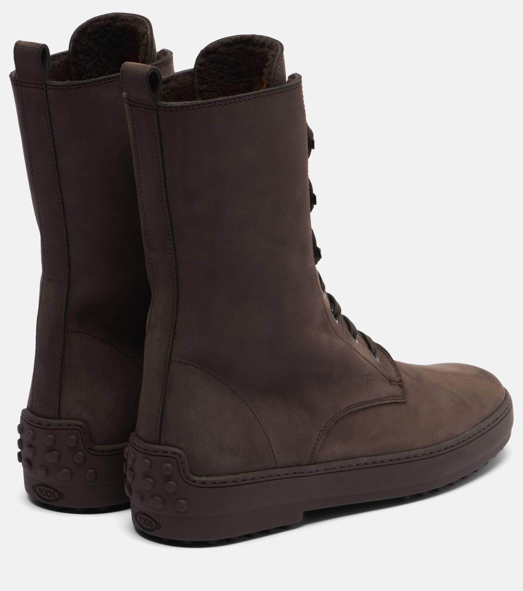 Winter Gommino leather lace-up boots - 2