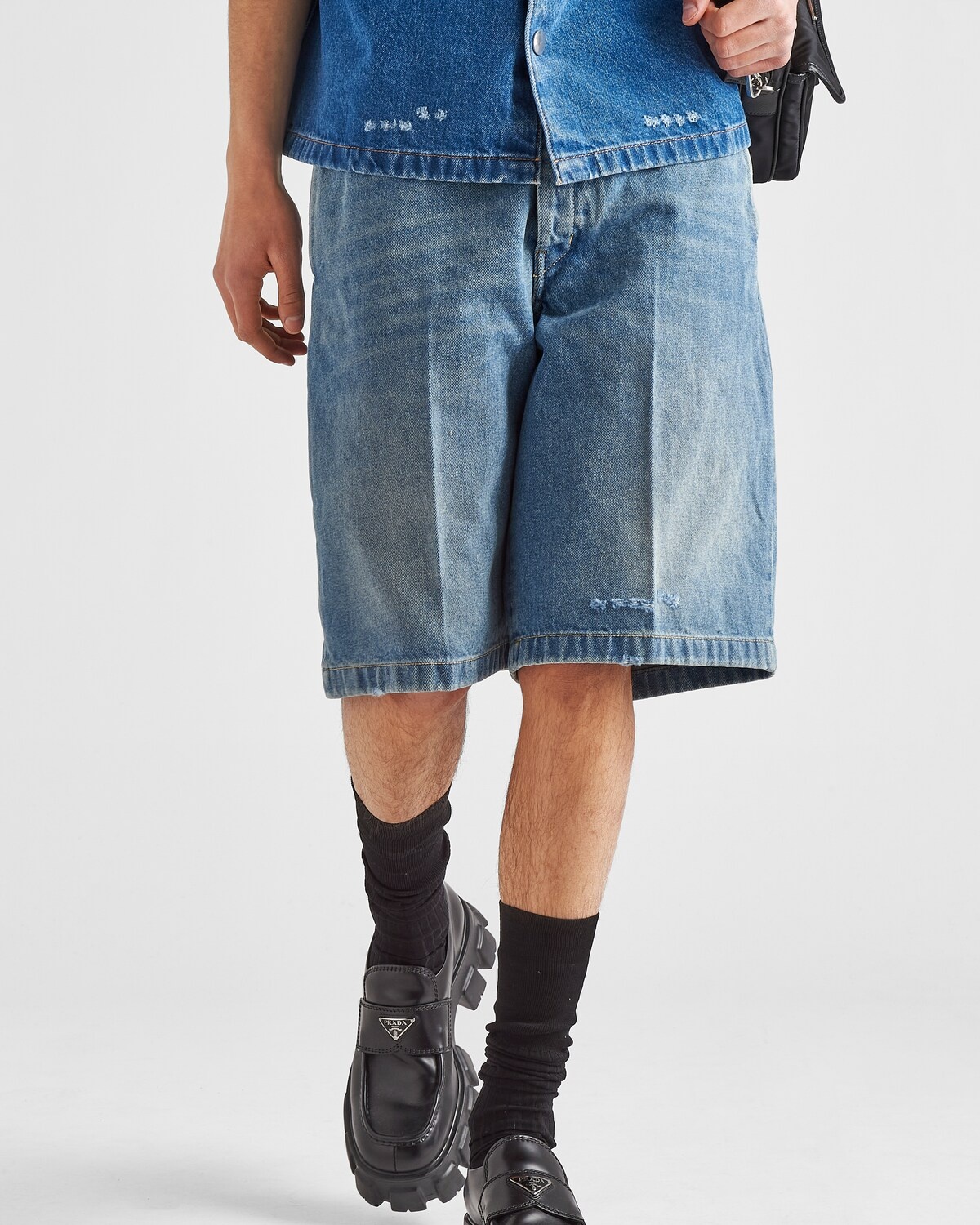 PRADA＊Organic denim shorts ショートパンツ＊送料込 Prada Organic denim Bermuda shorts | prada | REVERSIBLE