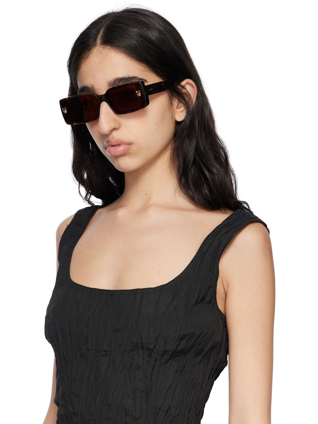 Brown 'Panthère de Cartier' Sunglasses - 4