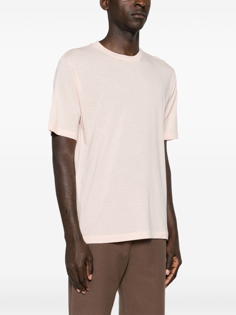 crew-neck wool T-shirt - 3