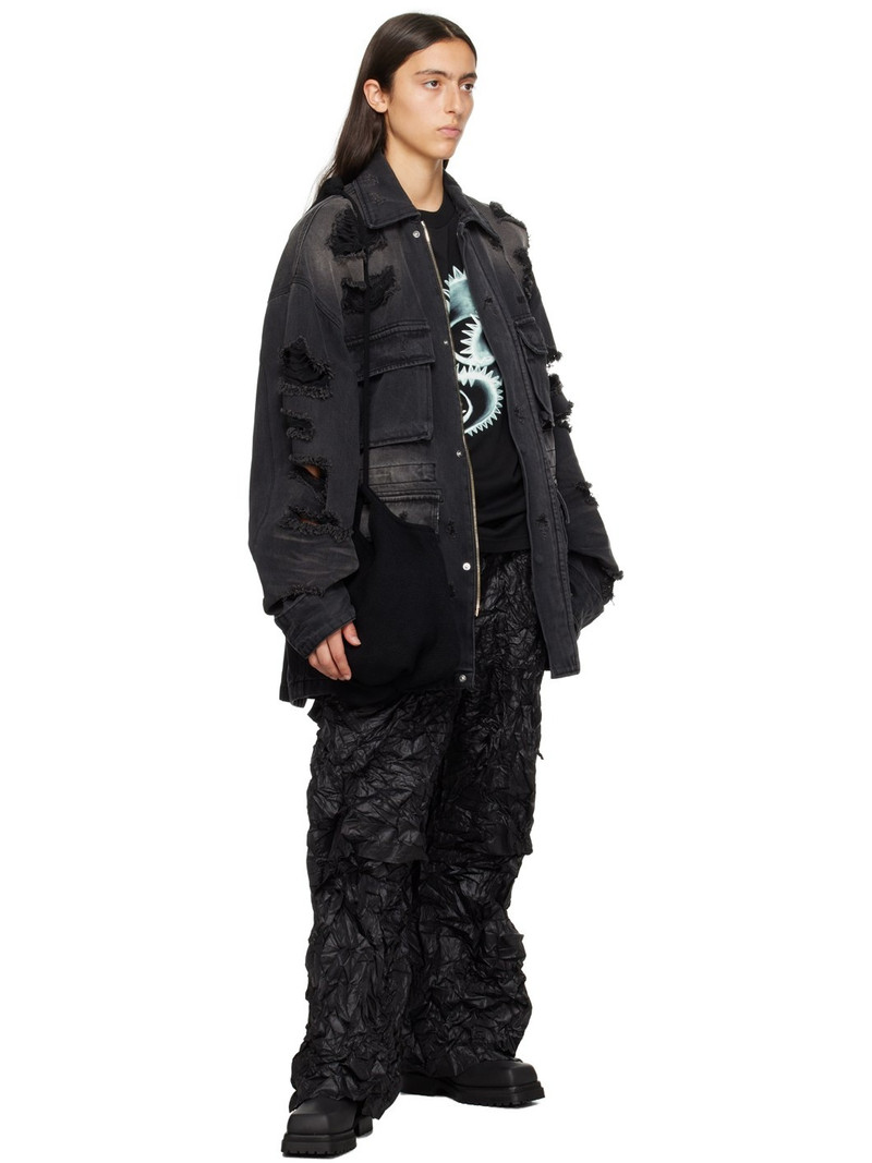 We11done Black Printed T-Shirt outlook