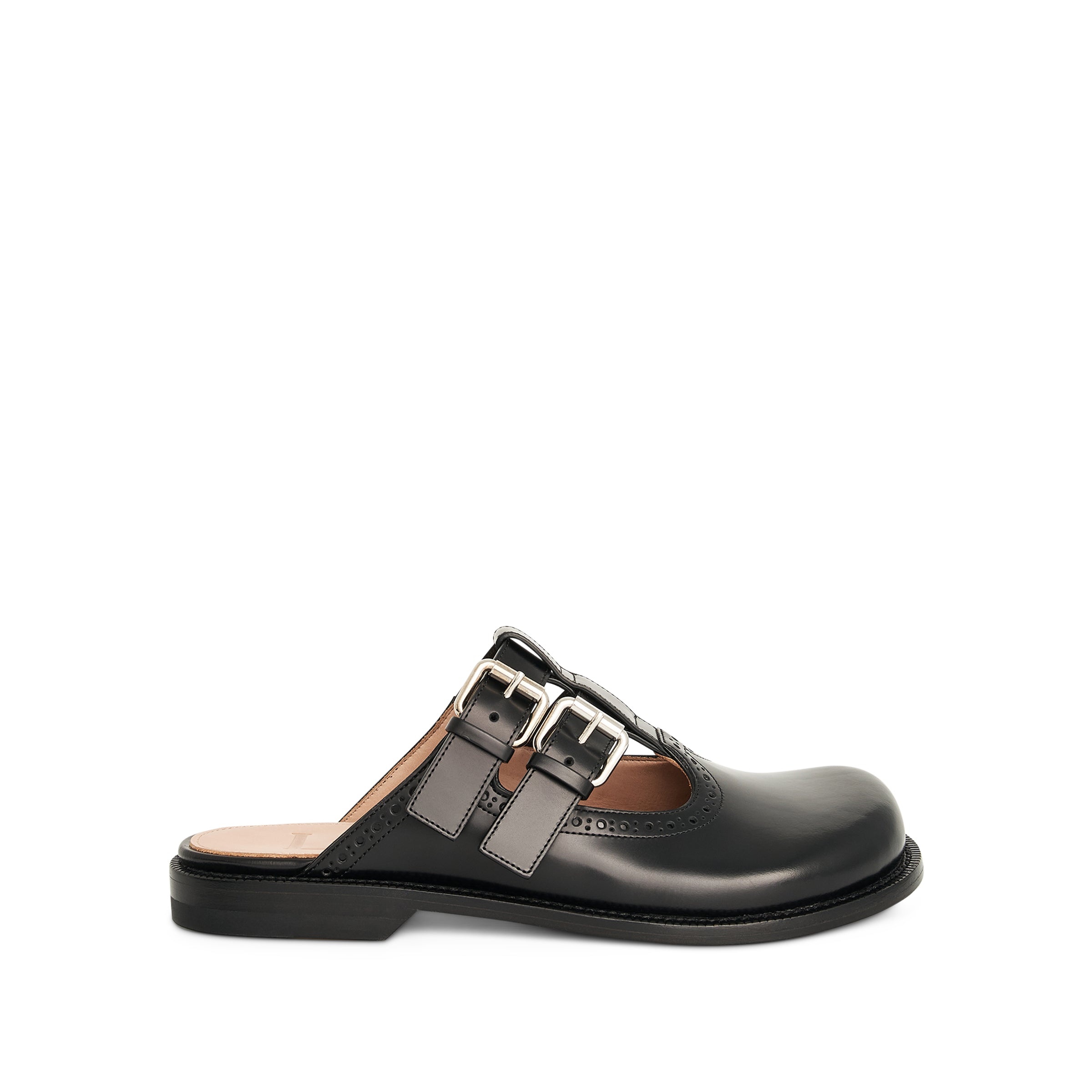 Campo Mary Jane Mule in Black - 1