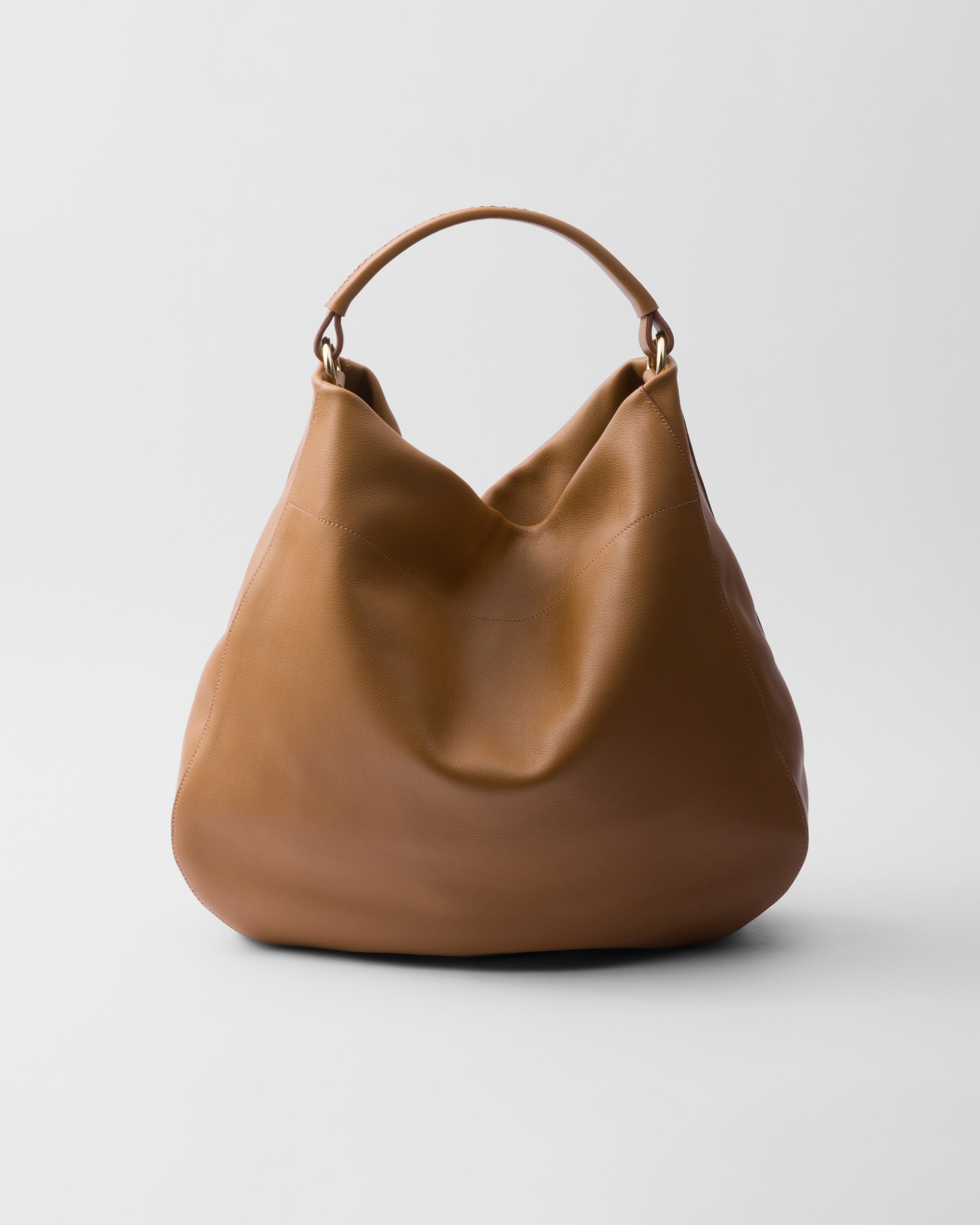 Large leather shoulder bag - 4