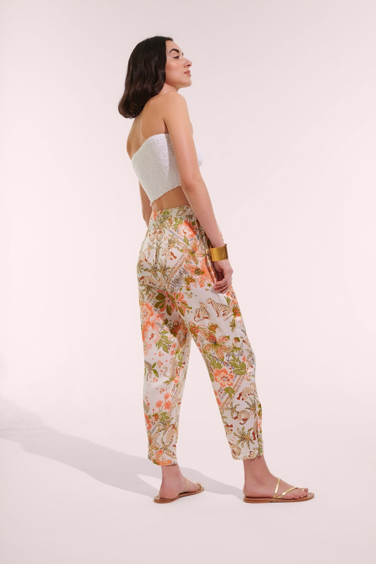 Pant Bel - Pink Leo Foulard - 2
