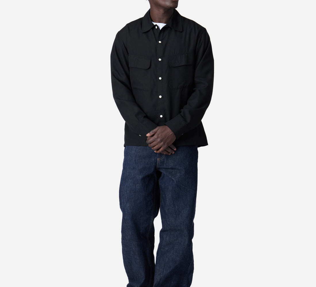 Western Overshirt - Black - 4