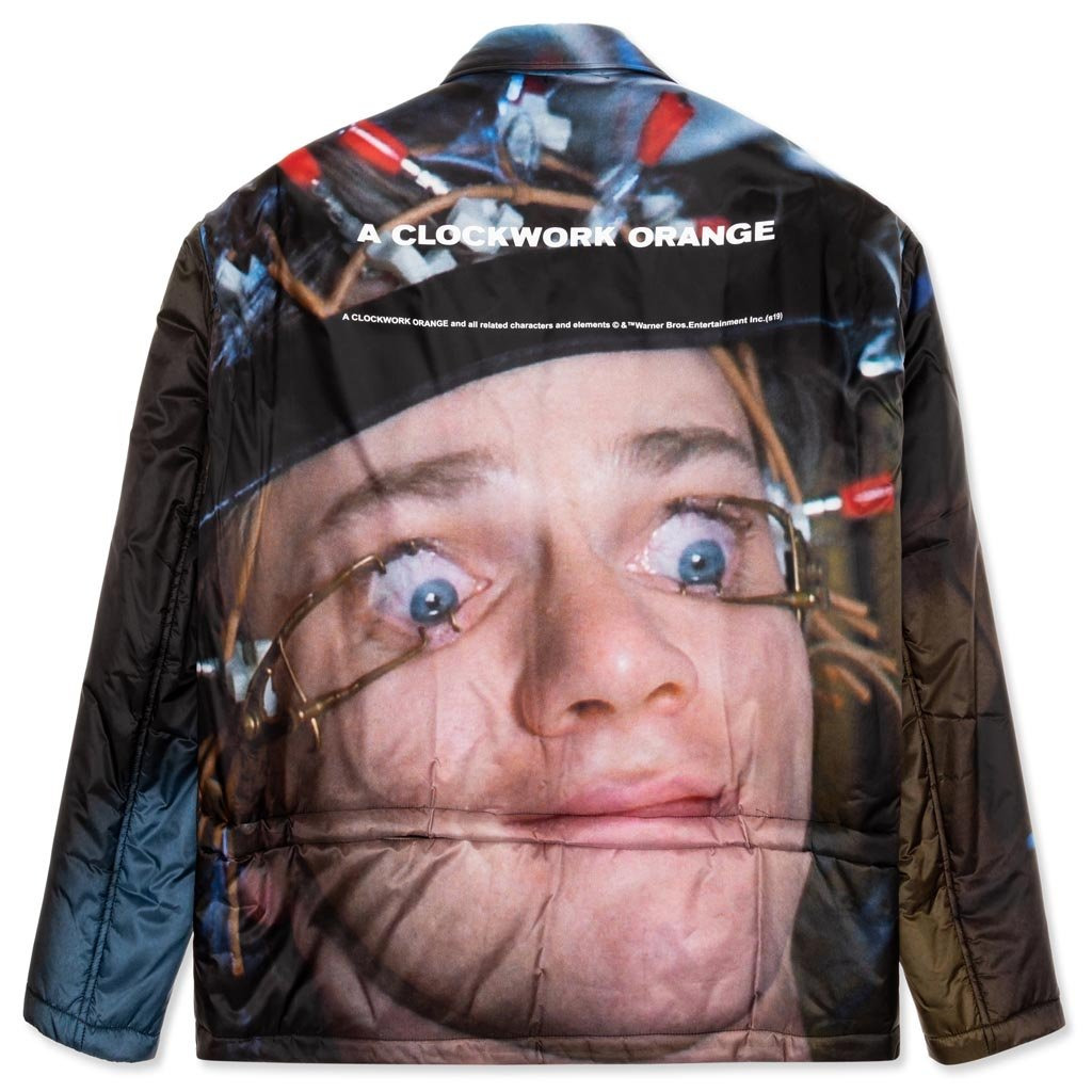 UNDERCOVER A CLOCKWORK ORANGE COAT - BLACK BASE - 2