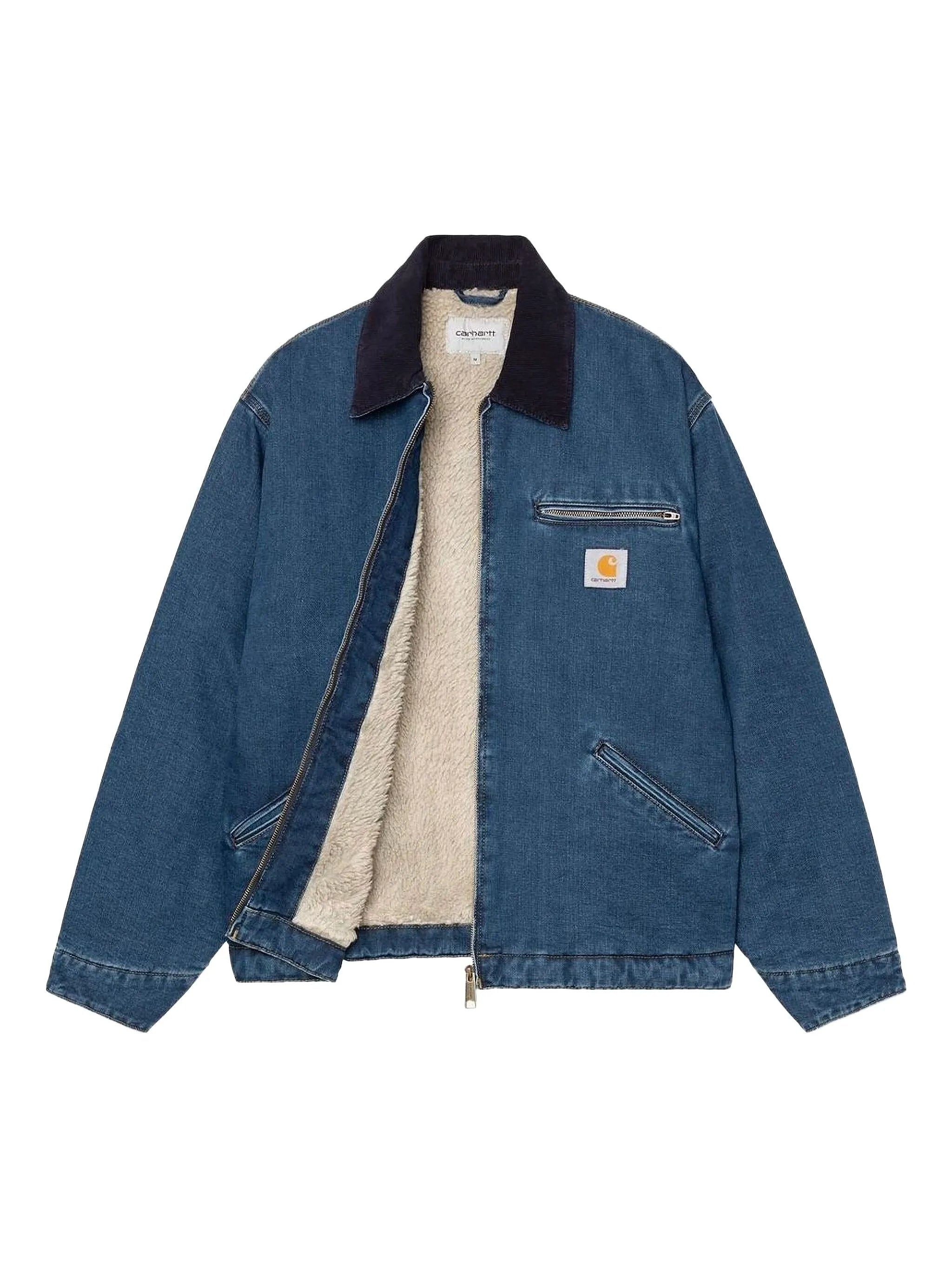 Carhartt OG Detroit Corduroy-collar Denim Jacket - 2