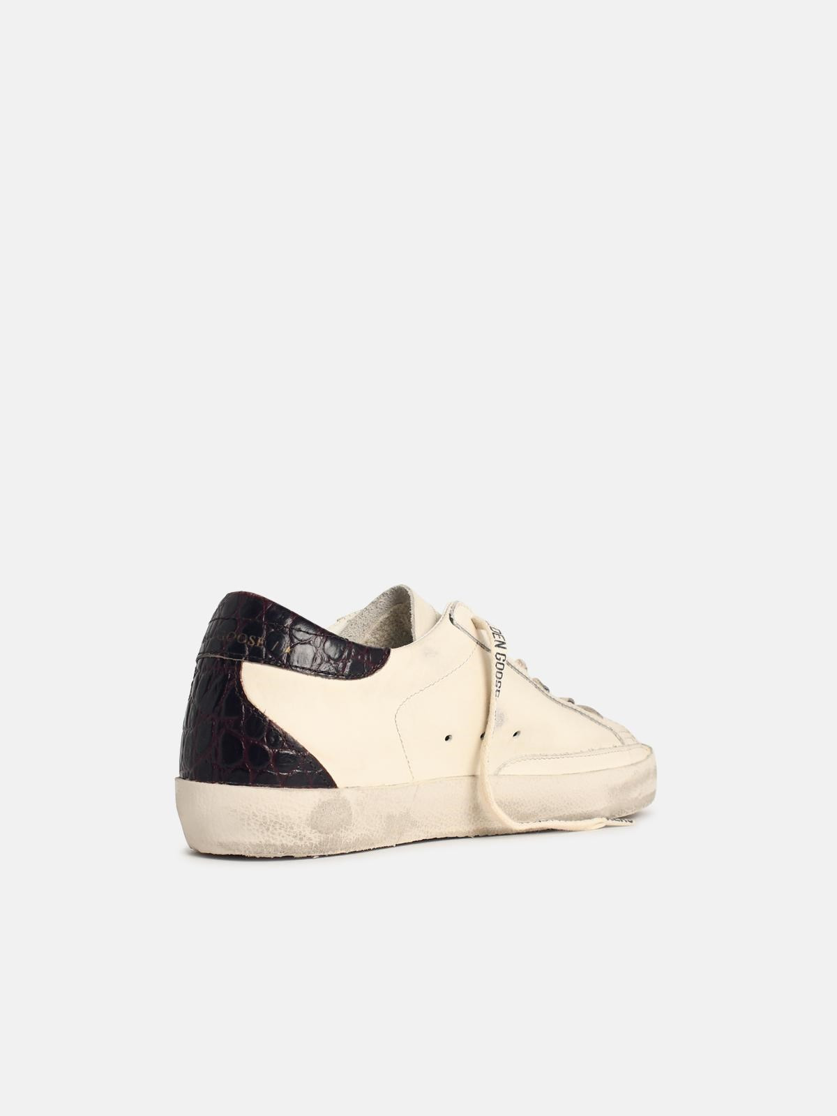 'SUPER-STAR CLASSIC' WHITE LEATHER SNEAKERS - 3