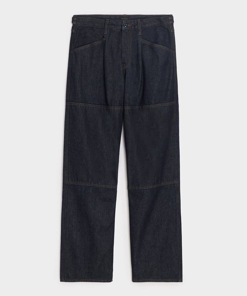 Pleated Denim Welder Pant 1