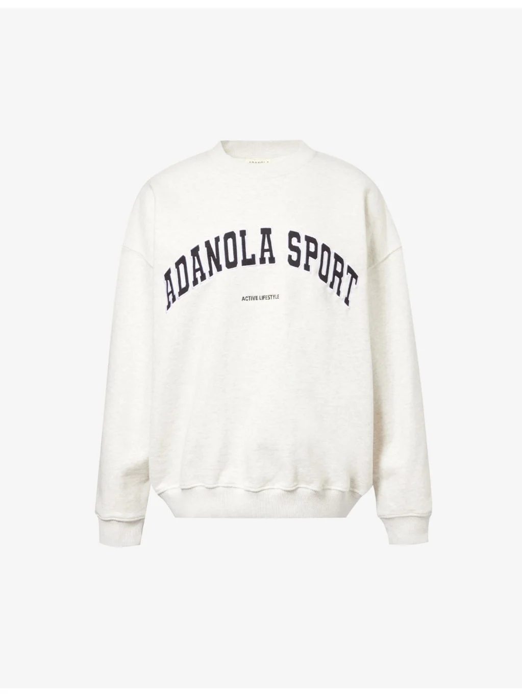 Varsity Brand-Embroidered Cotton Sweatshirt - 1