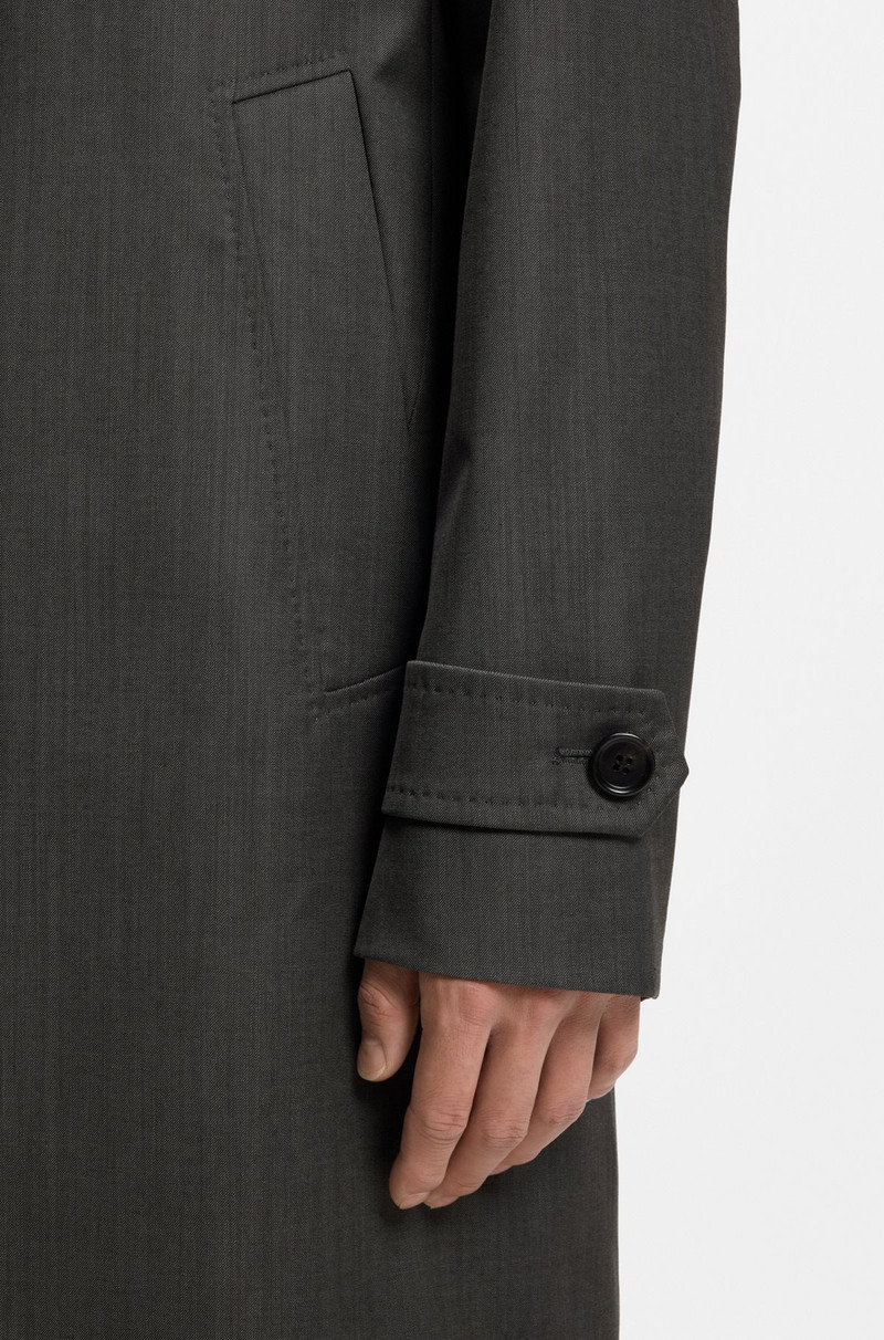 VIRGIN-WOOL COAT WITH WATER-REPELLENT FINISH 6