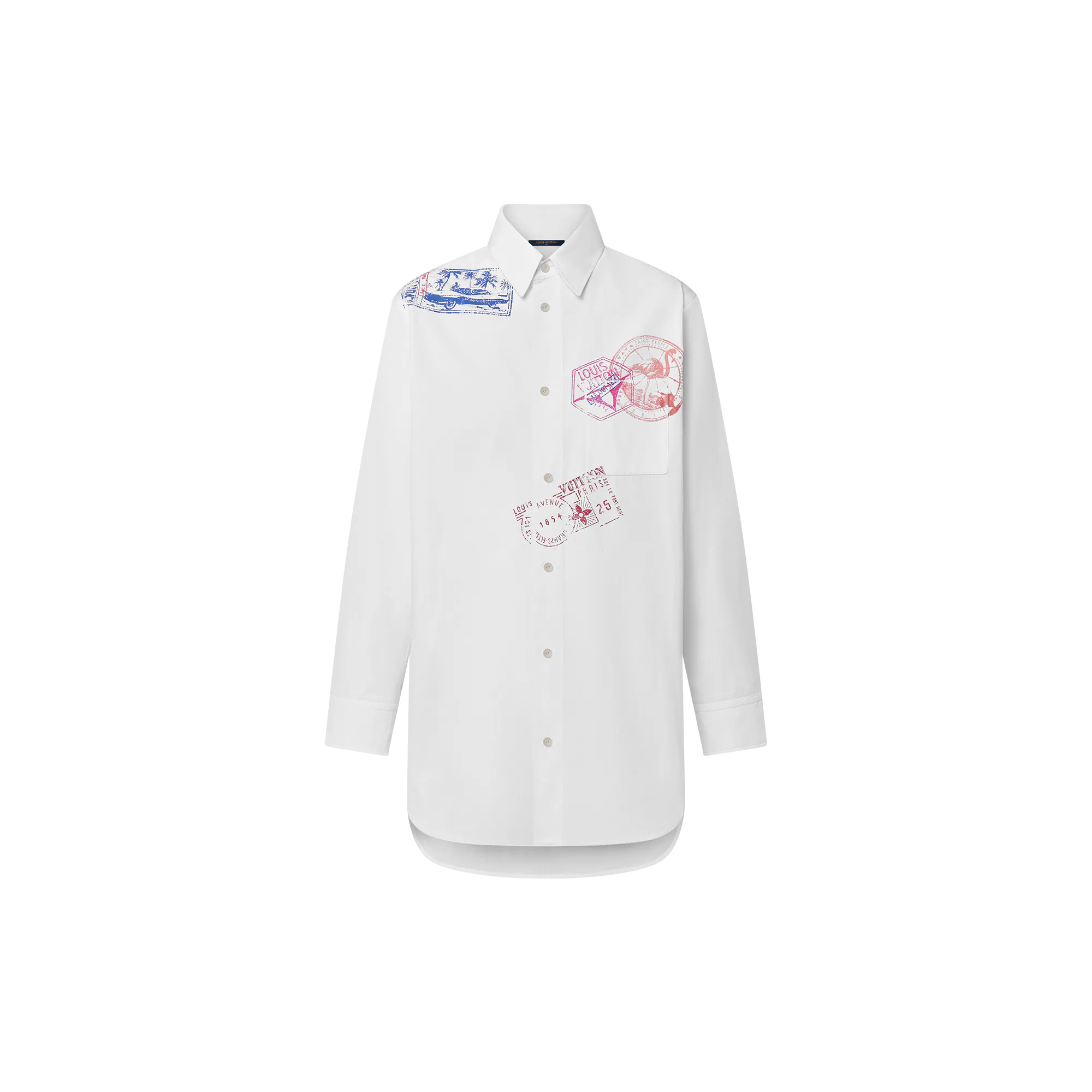 Travel Stamp Long Shirt - 1