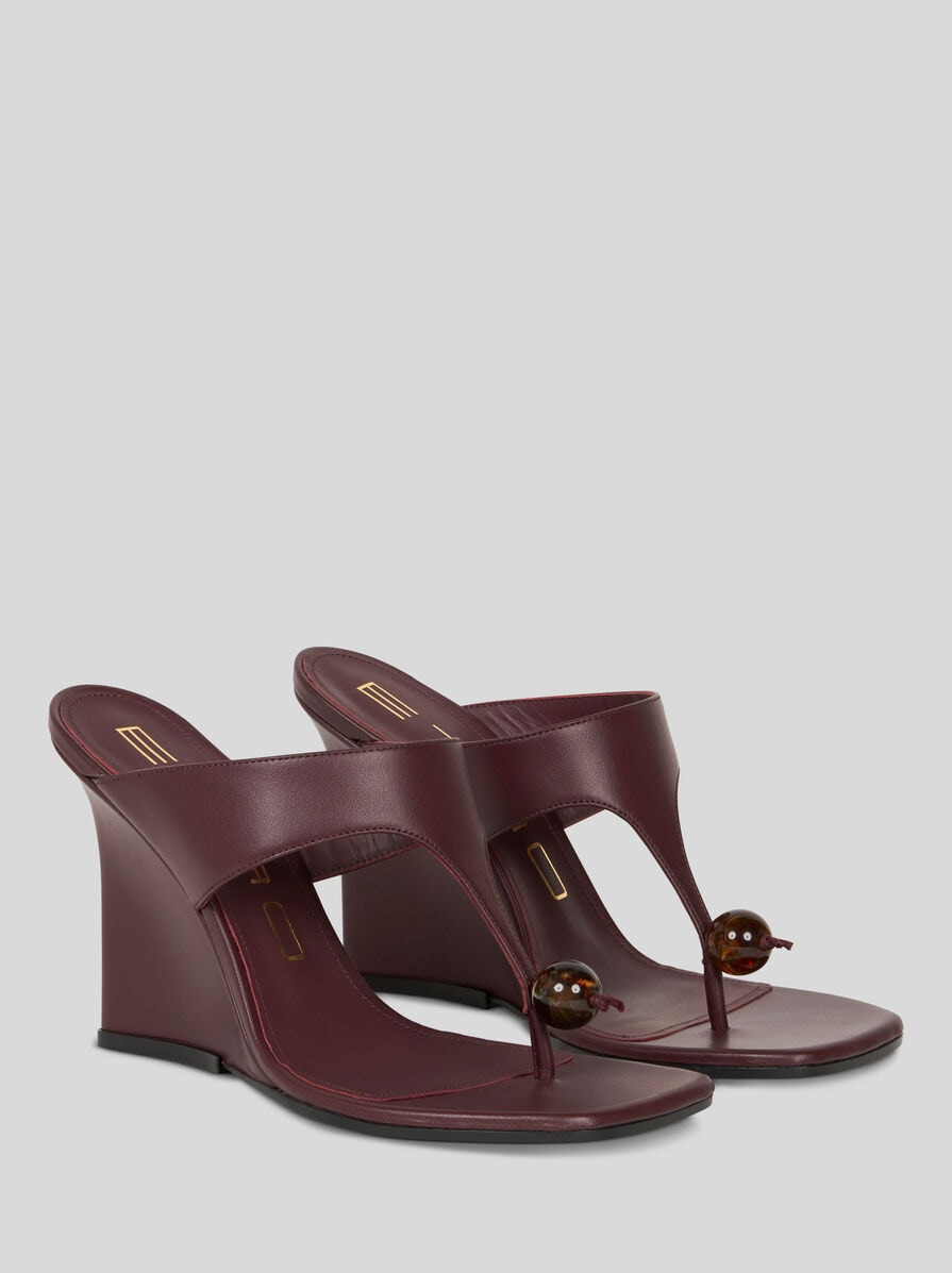 THONG SANDALS WITH WEDGE - 3