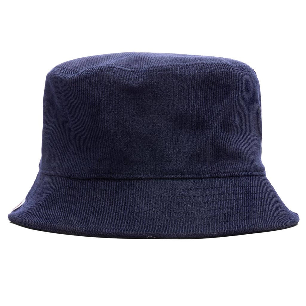 APE HEAD CORDUROY BUCKET HAT - NAVY - 3