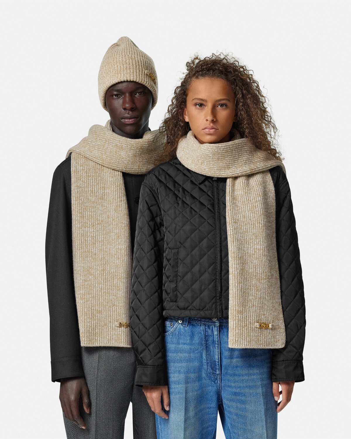 Medusa '95 Ribbed Knit Scarf - 3