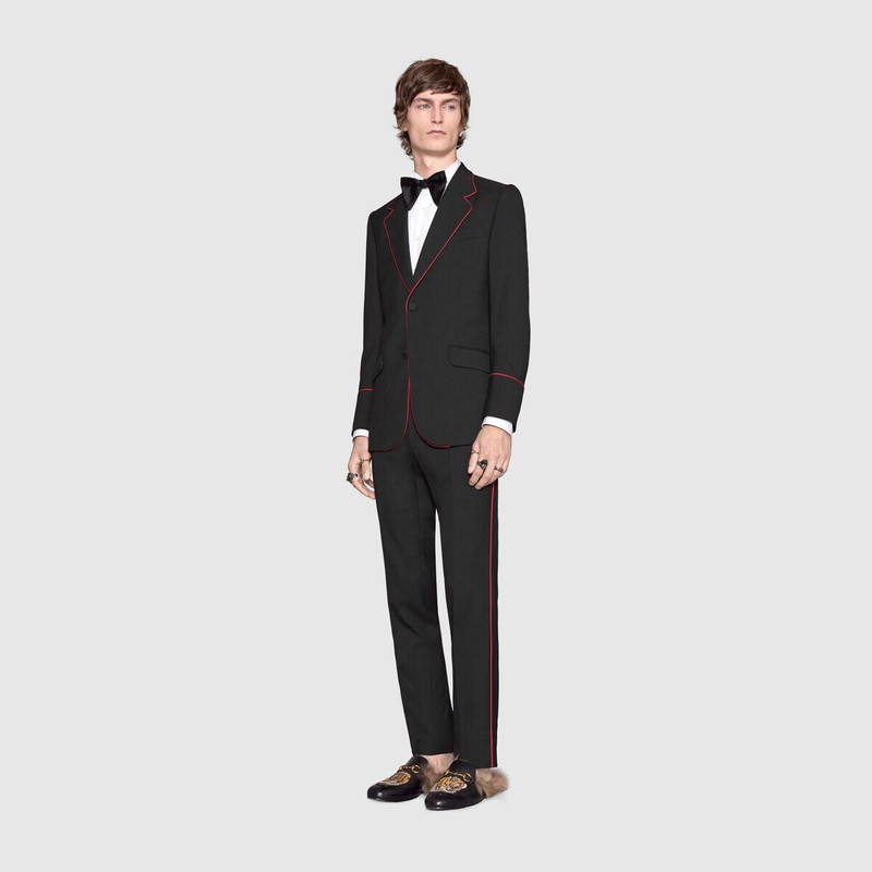 GUCCI Heritage tuxedo with piping outlook