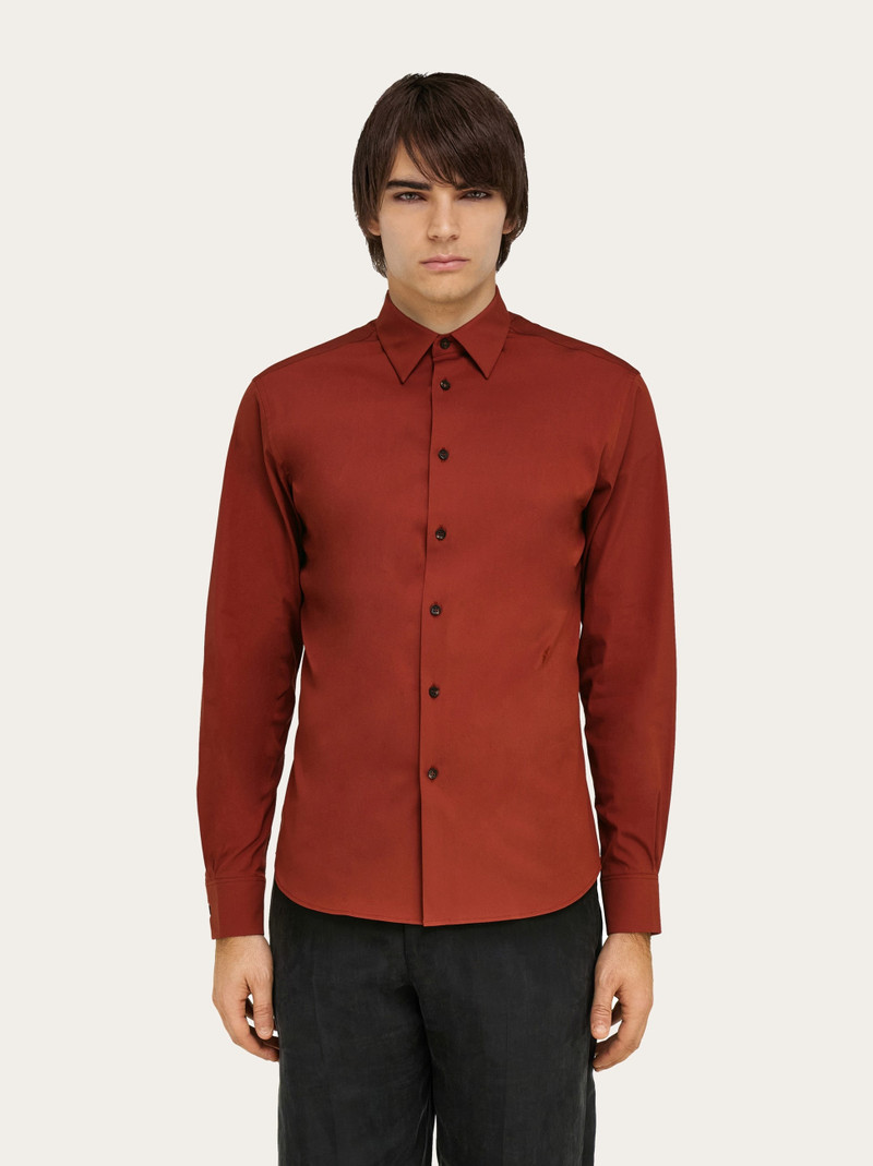 FERRAGAMO Shirt with micro print detail outlook