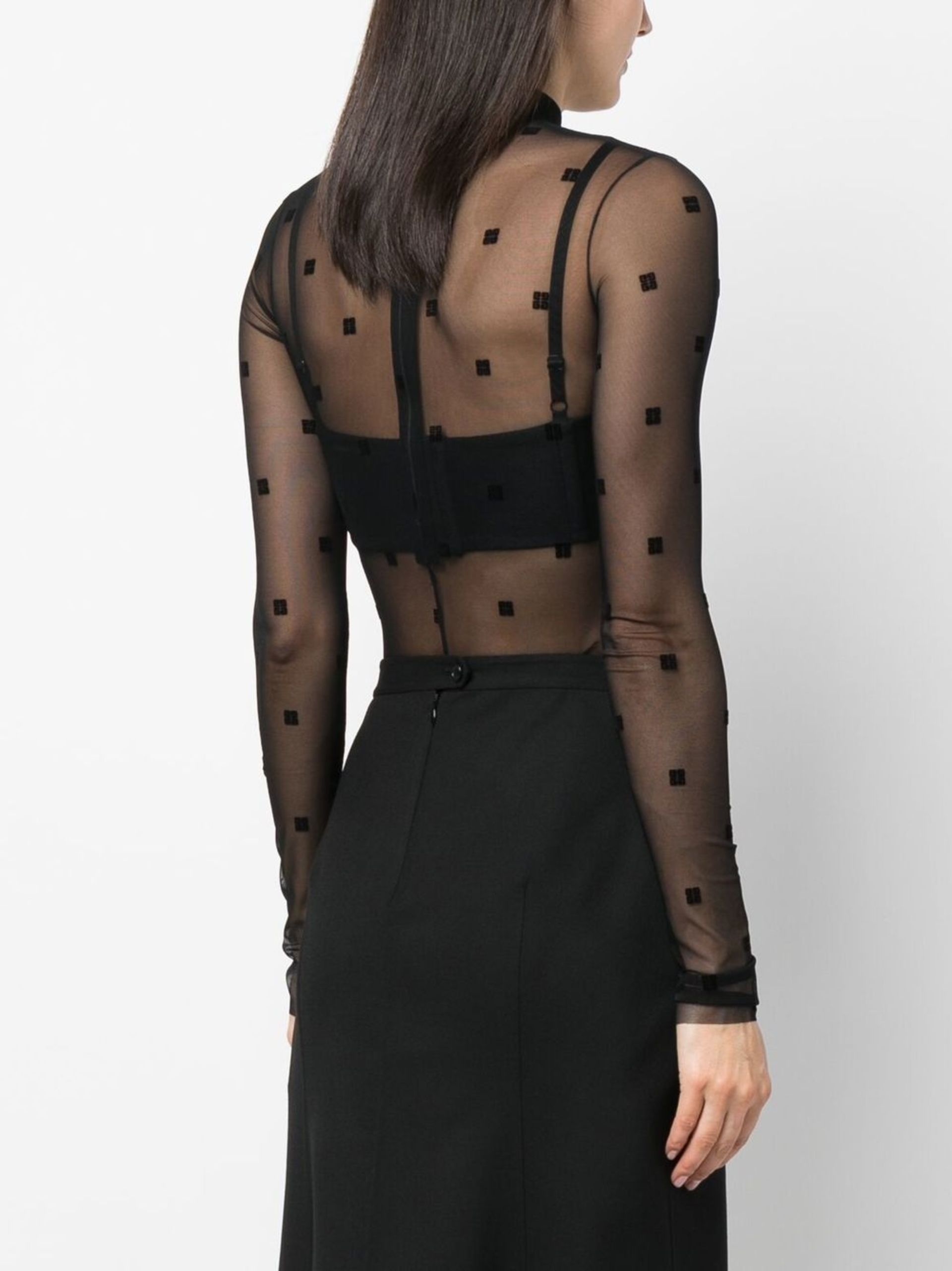 Givenchy Black 4G Bodysuit