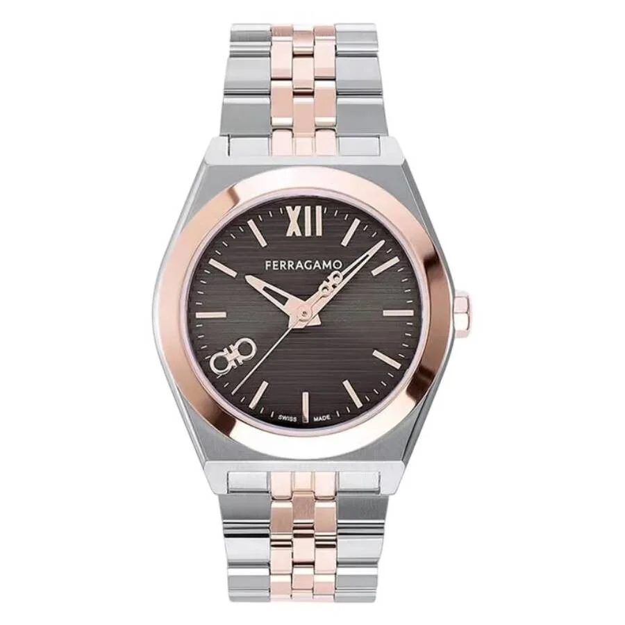 Ferragamo Vega Quartz Black Dial Men's Watch SFKI00624 - 1