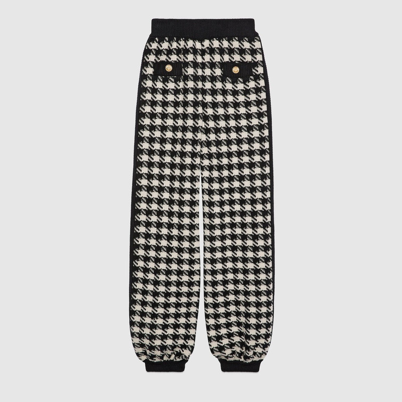 Gucci Houndstooth Wool Pant 1