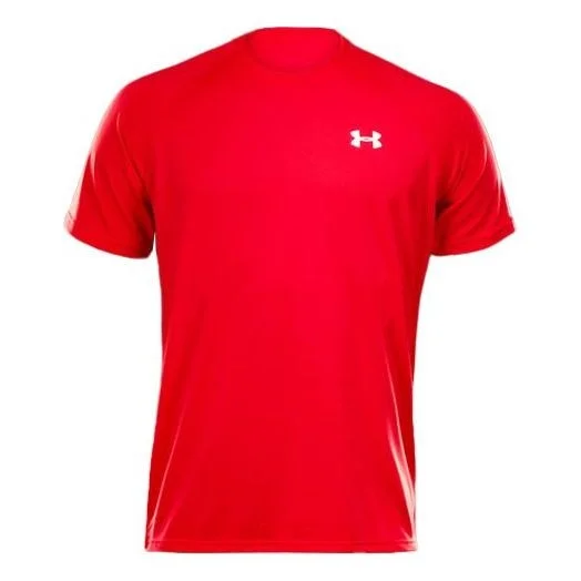 Men's Under Armour UA Quick Dry Sports Short Sleeve Red 1228539-600 - 1