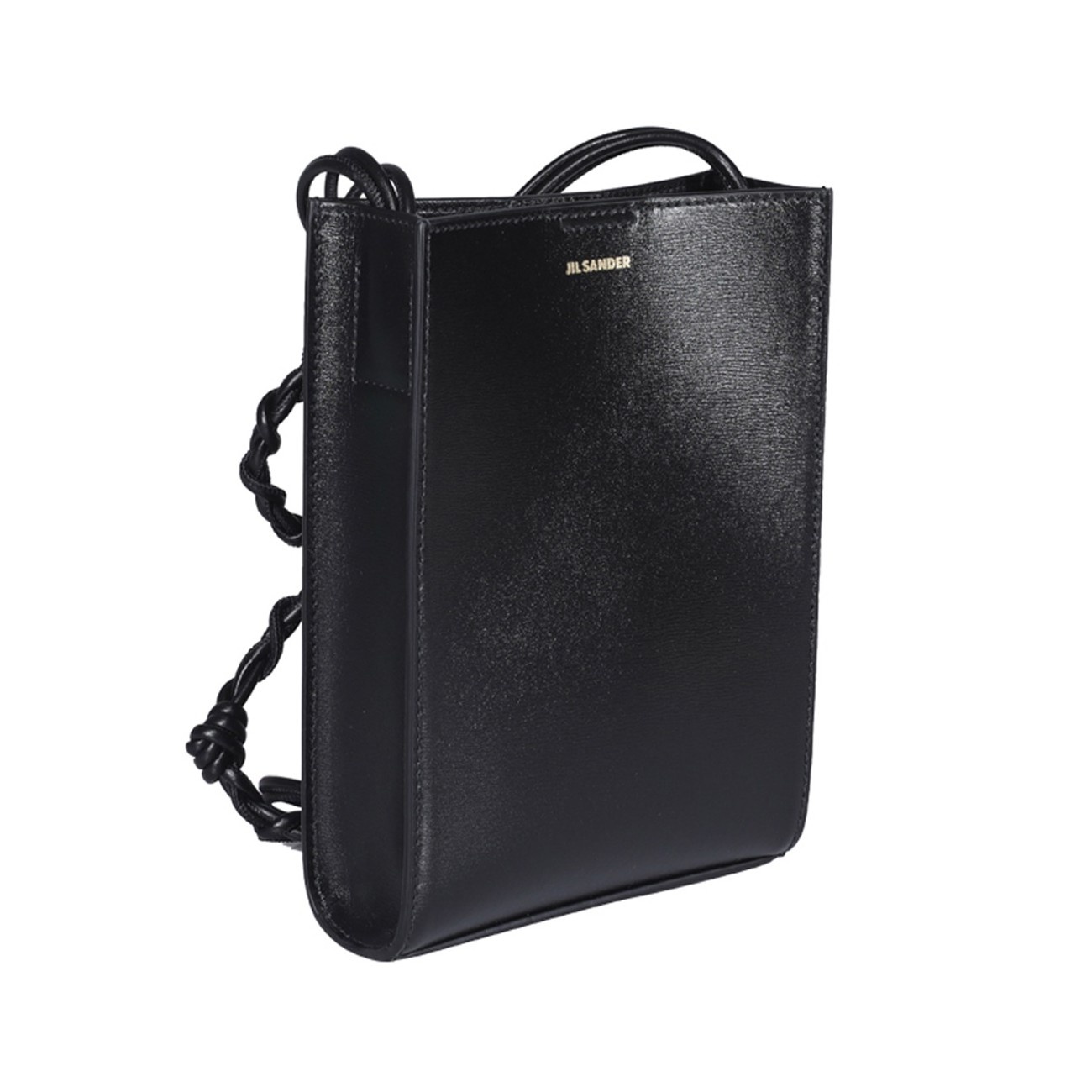 black leather tangle shoulder bag - 2