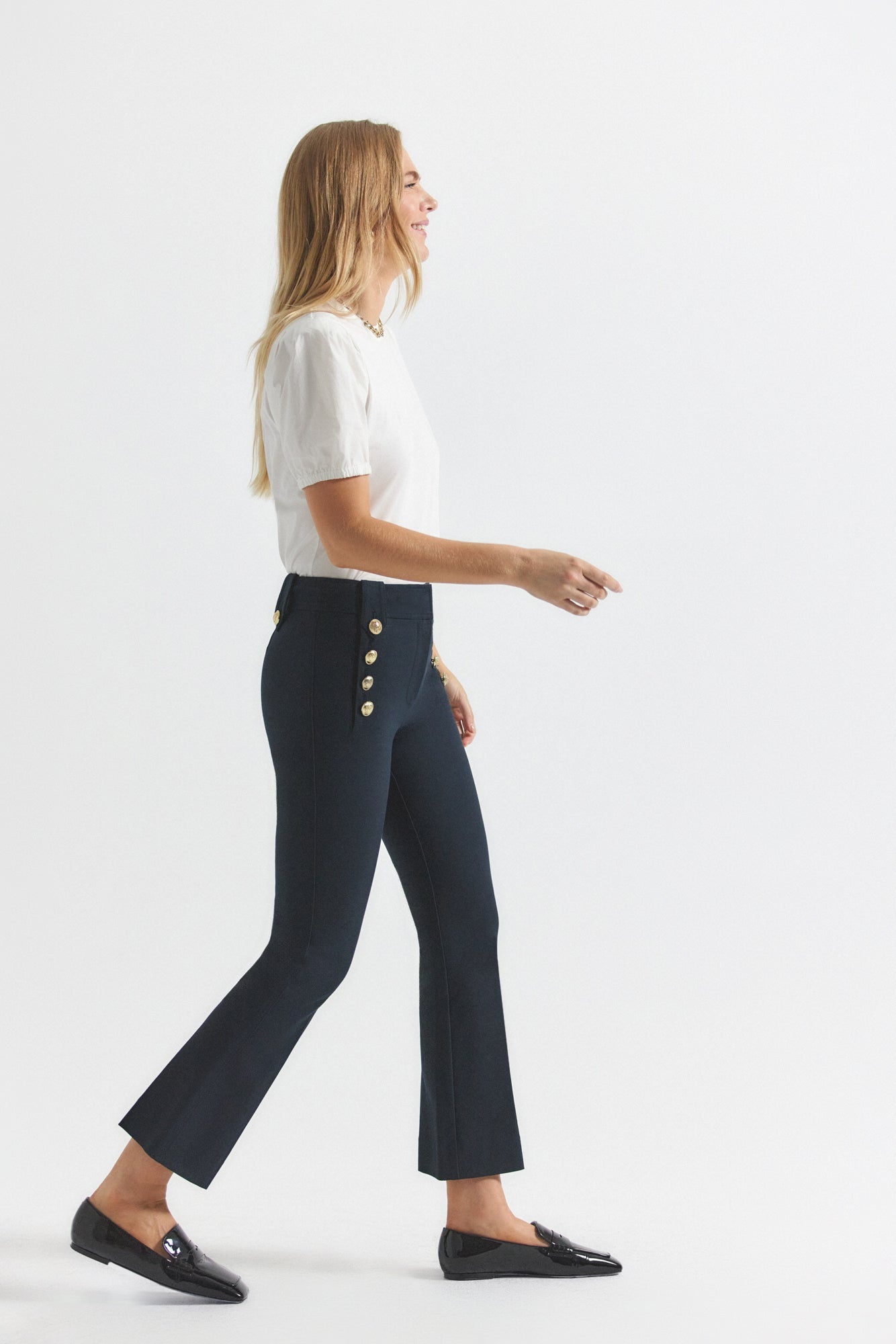 ROBERTSON CROP FLARE TROUSERS - 2