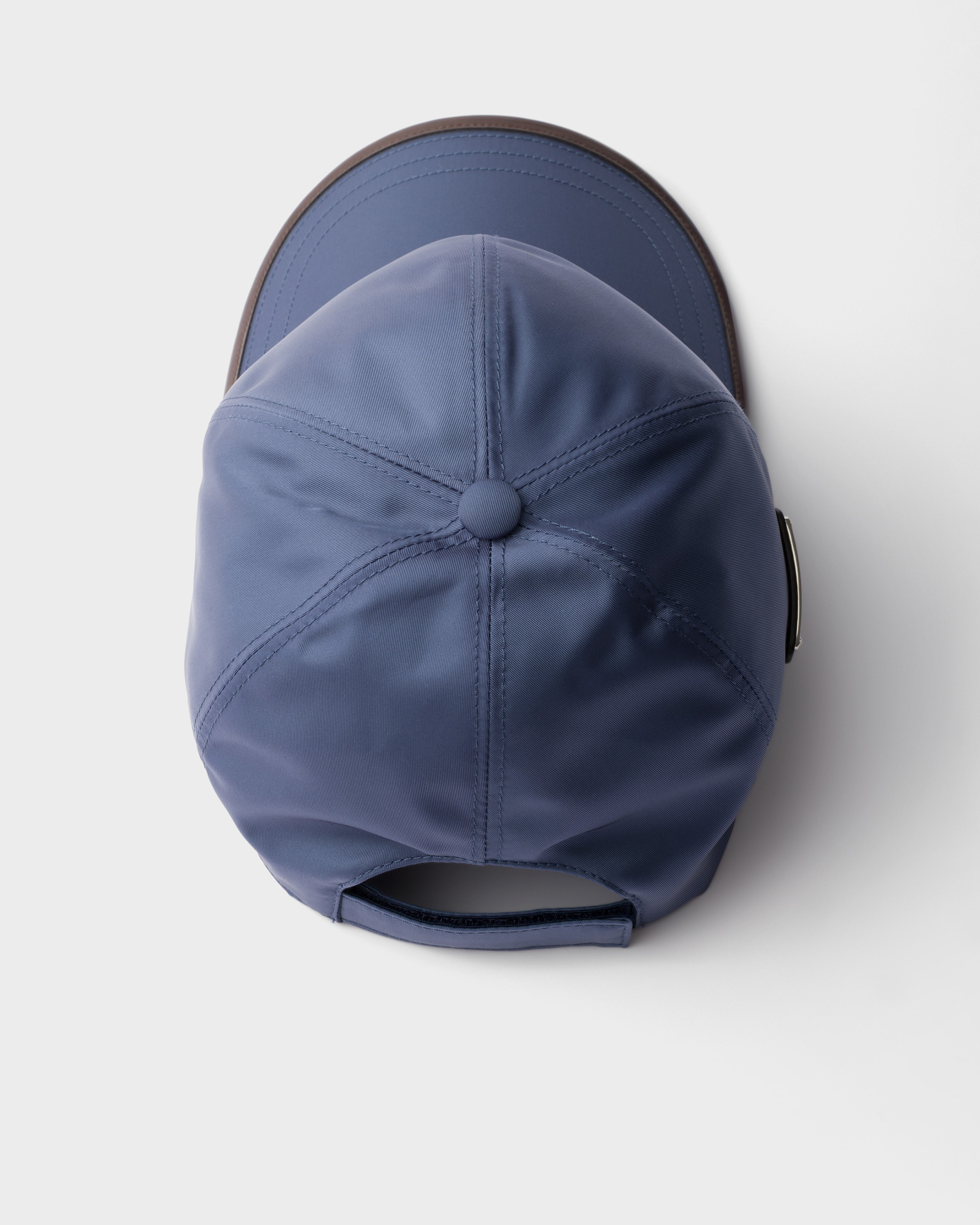 Re-Nylon and leather baseball cap - 2