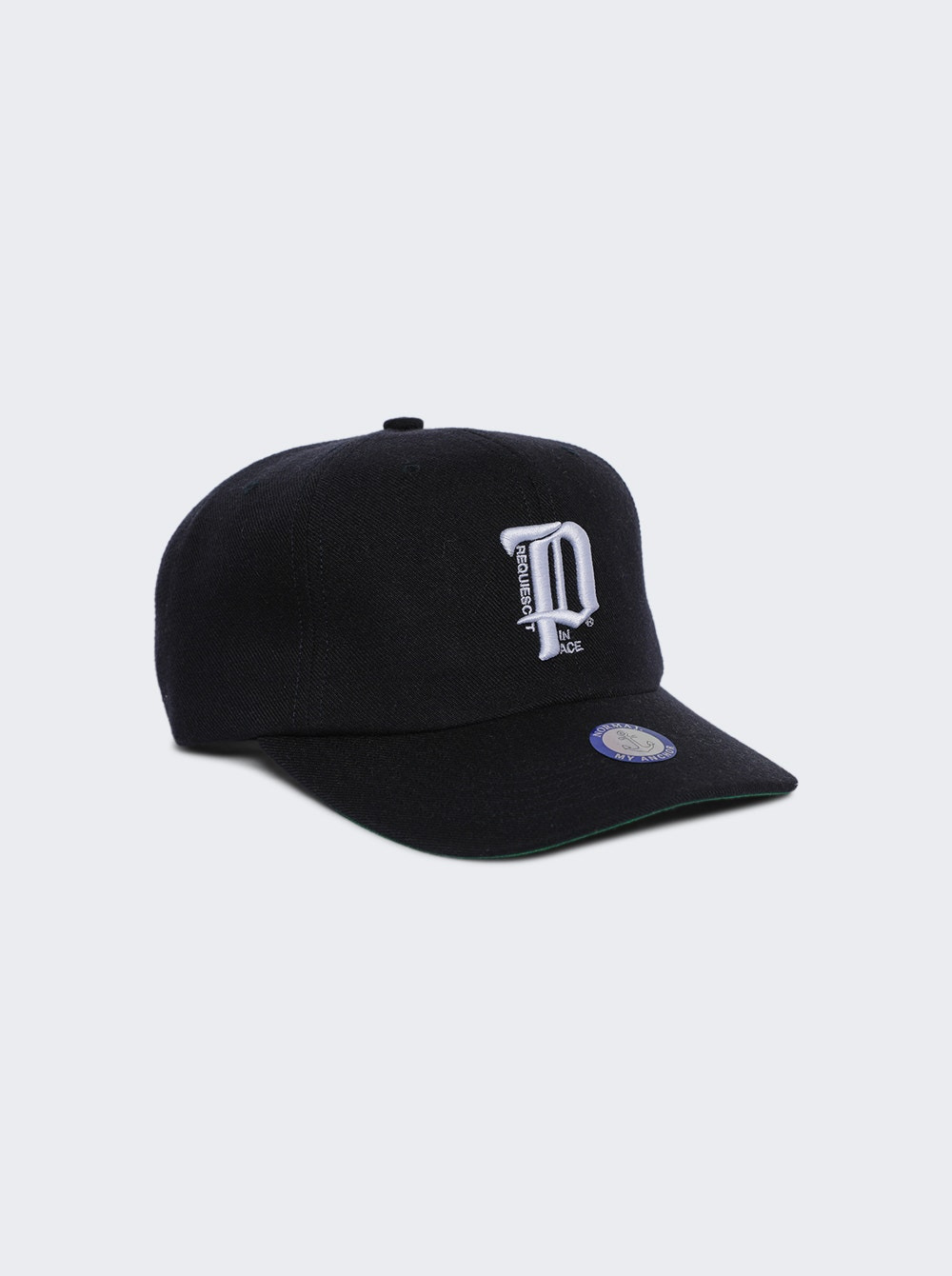 "p" Baseball Hat Dark Navy - 5