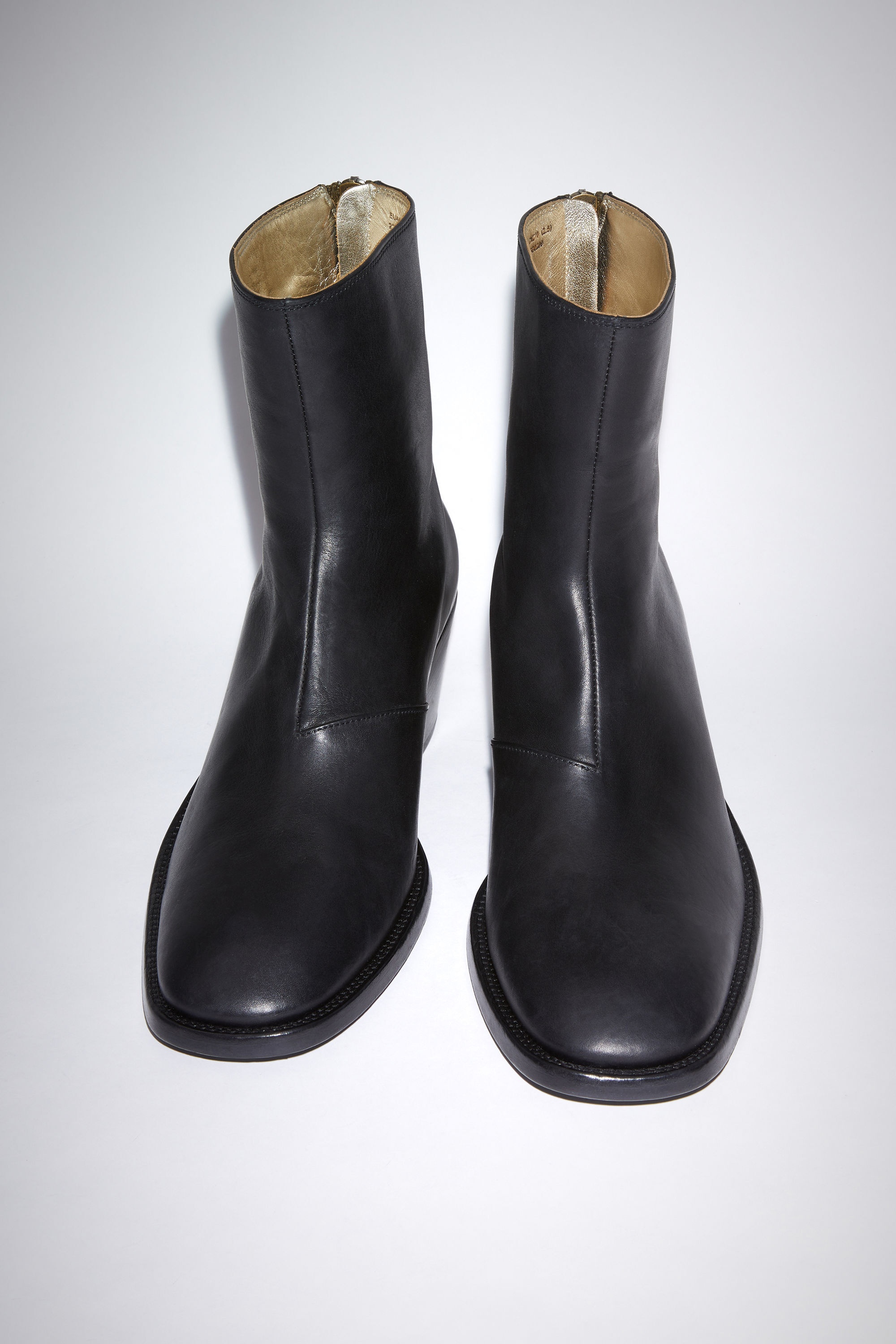 Leather boots - Black - 3
