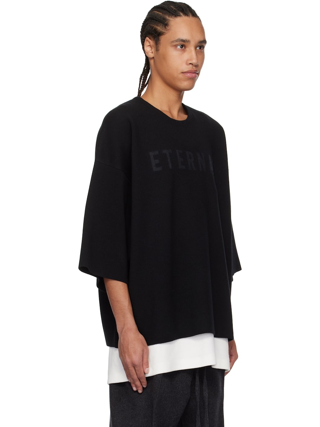 Black 'Eternal' Knit Sweater - 2
