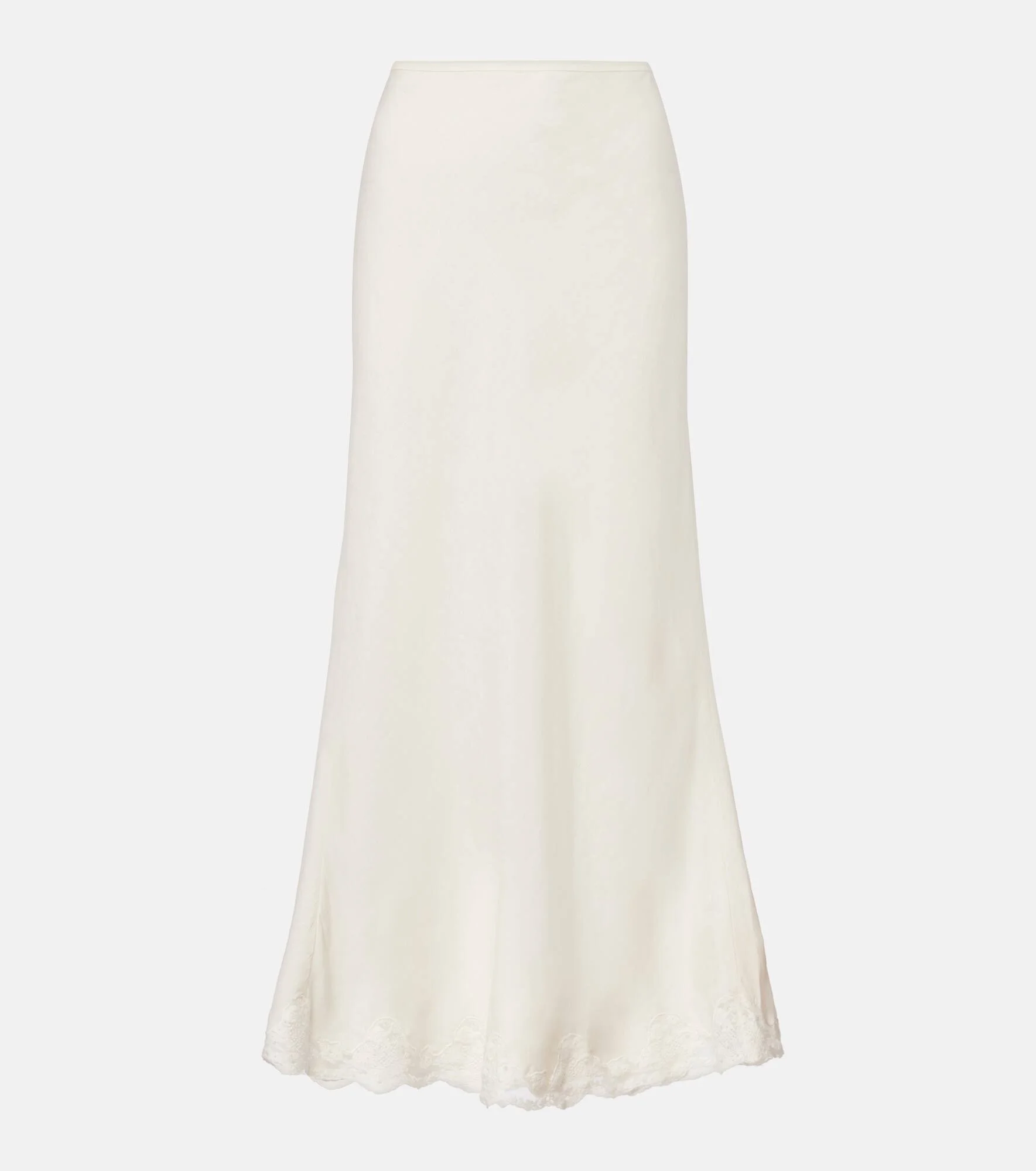 Crystal lace-detailing skirt - 1