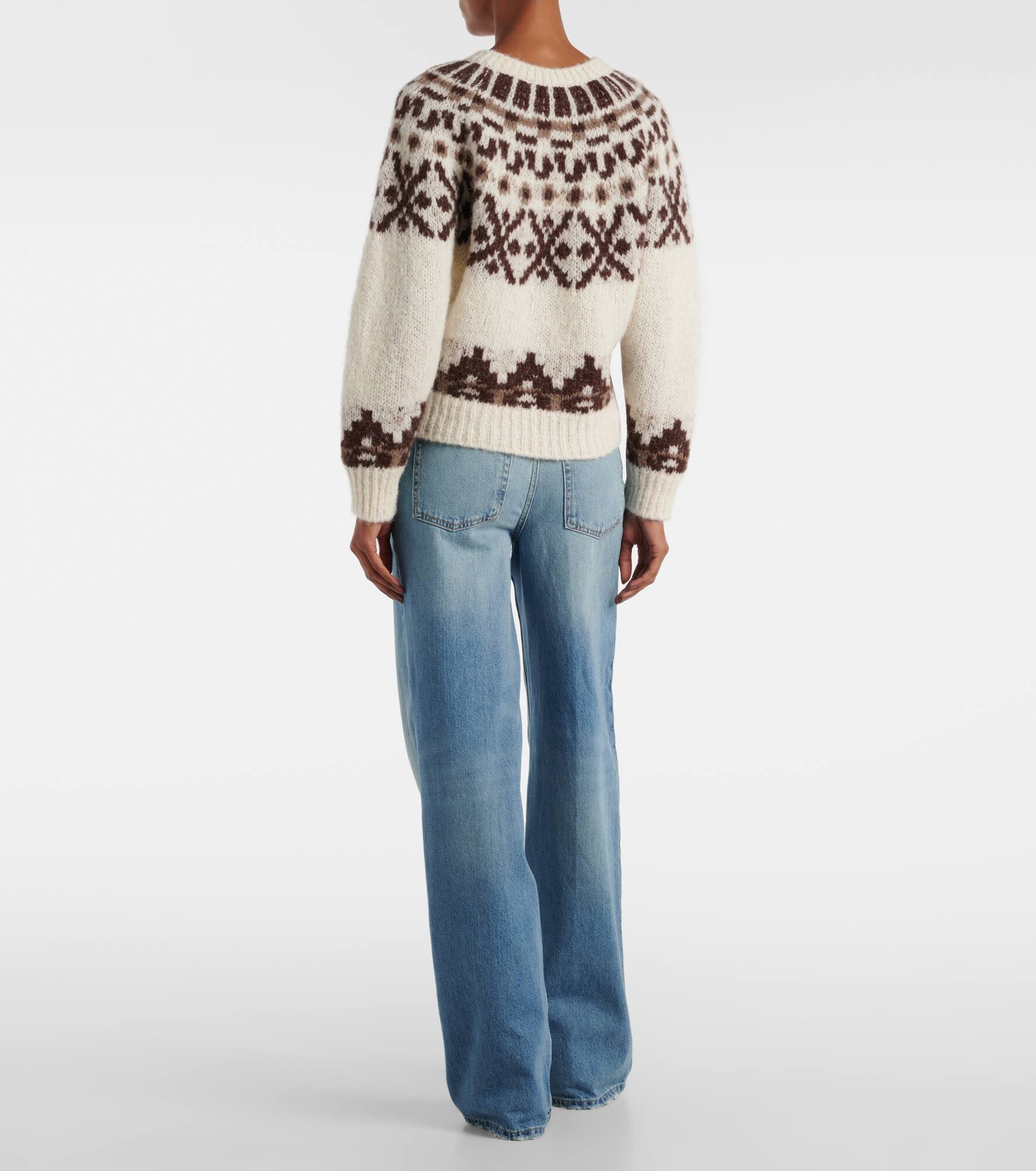 Fair Isle alpaca-blend sweater - 3