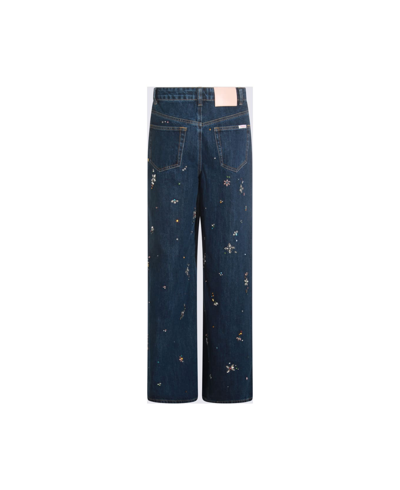 Blue Cotton Jeans - 2