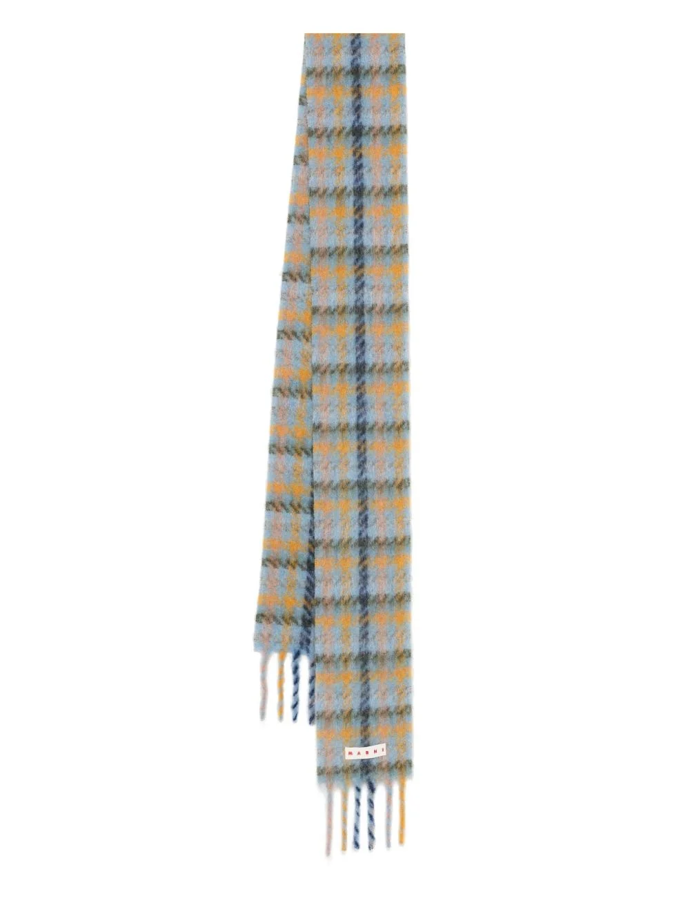 checked scarf - 1