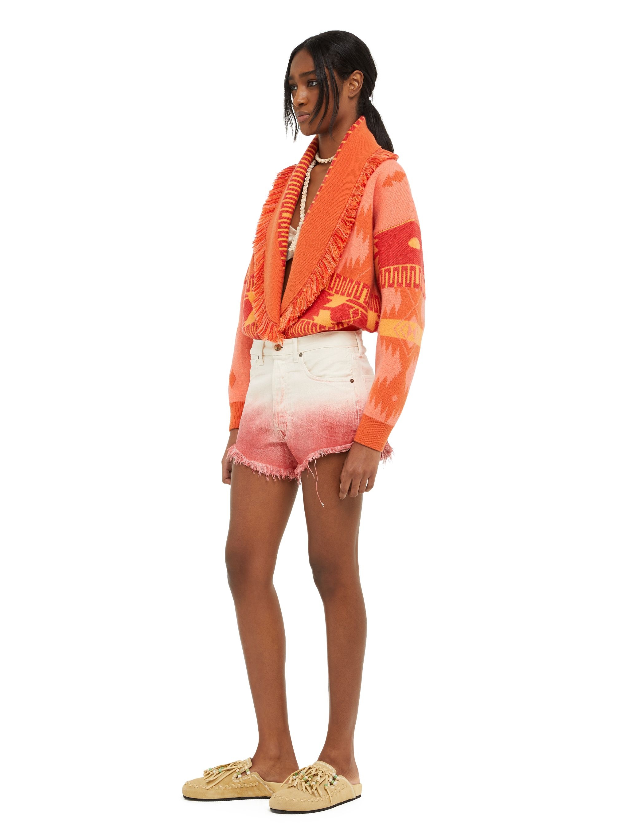 Bright Hues Denim Shorts - 5