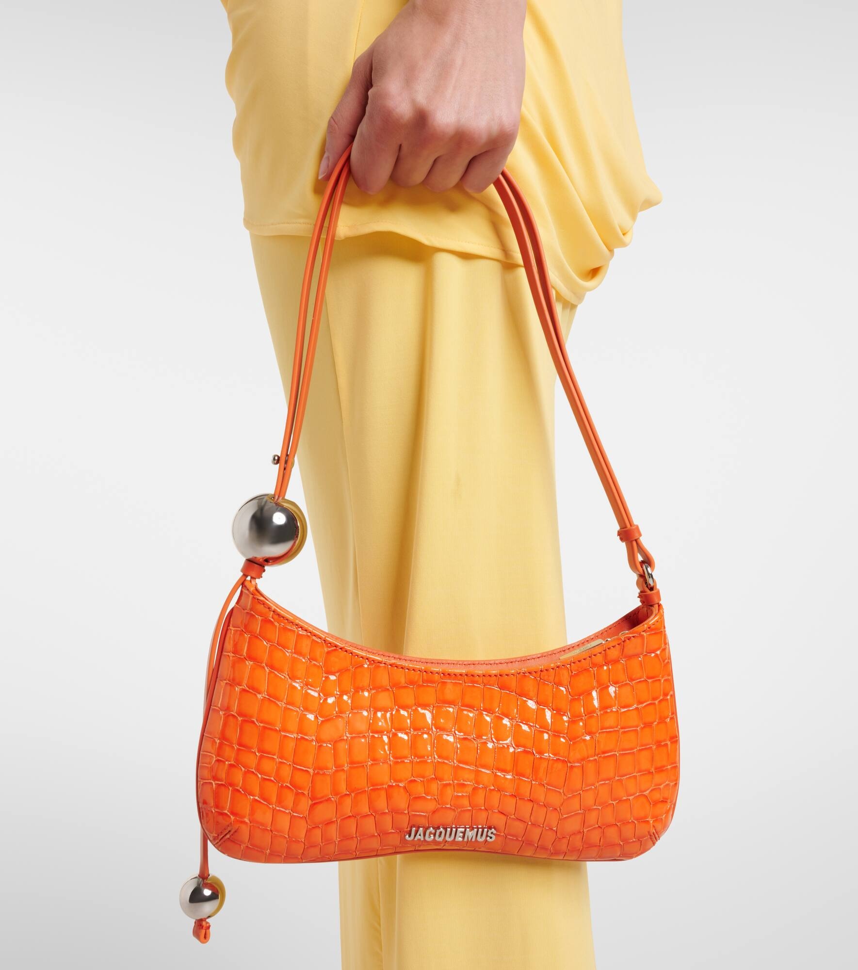 Bisou Perle leather shoulder bag - 6
