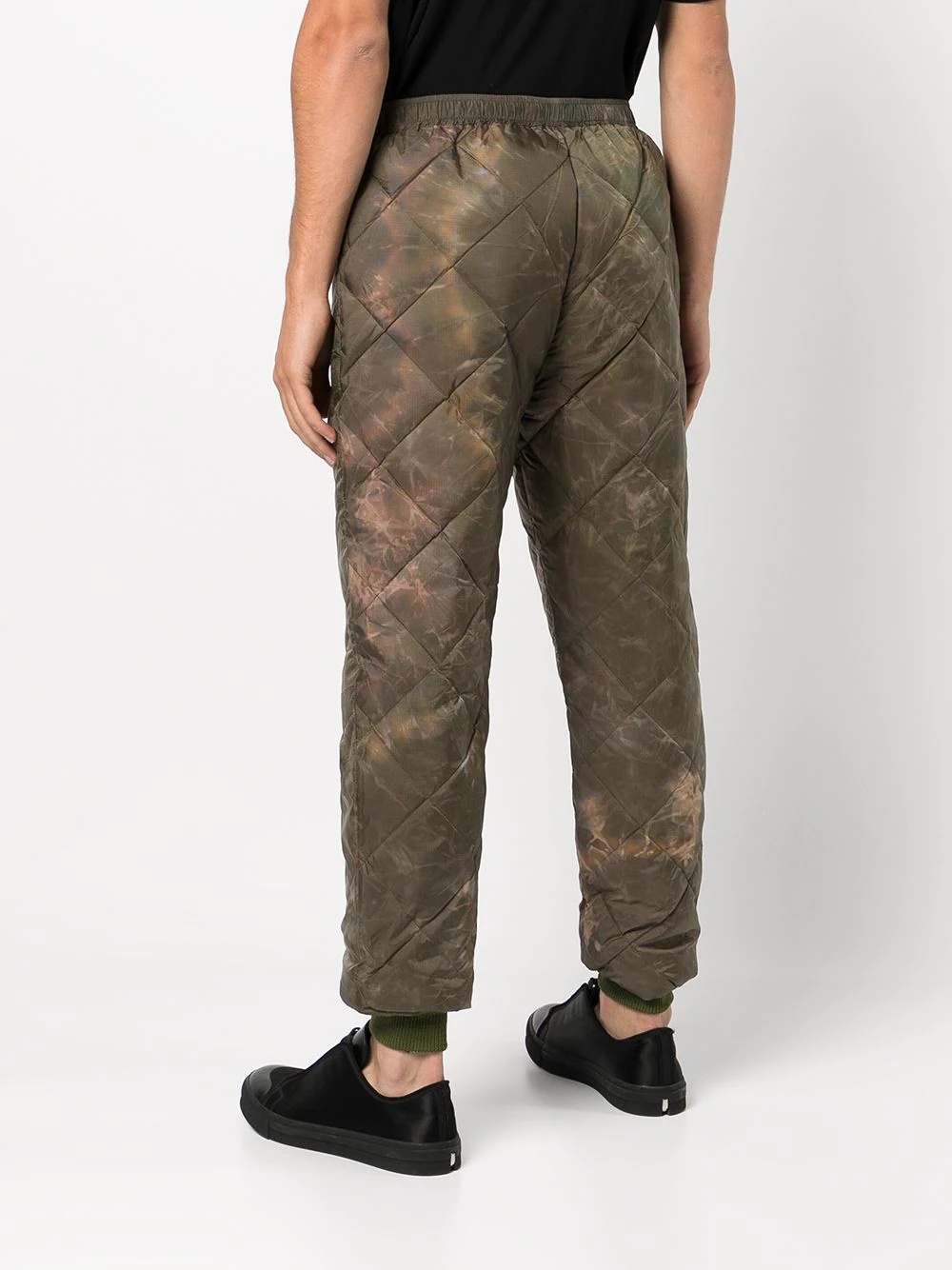 tie-dye quilted trousers - 4