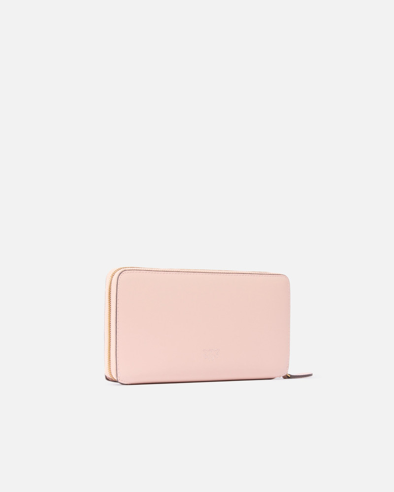 PINKO ZIP-AROUND LEATHER PURSE outlook