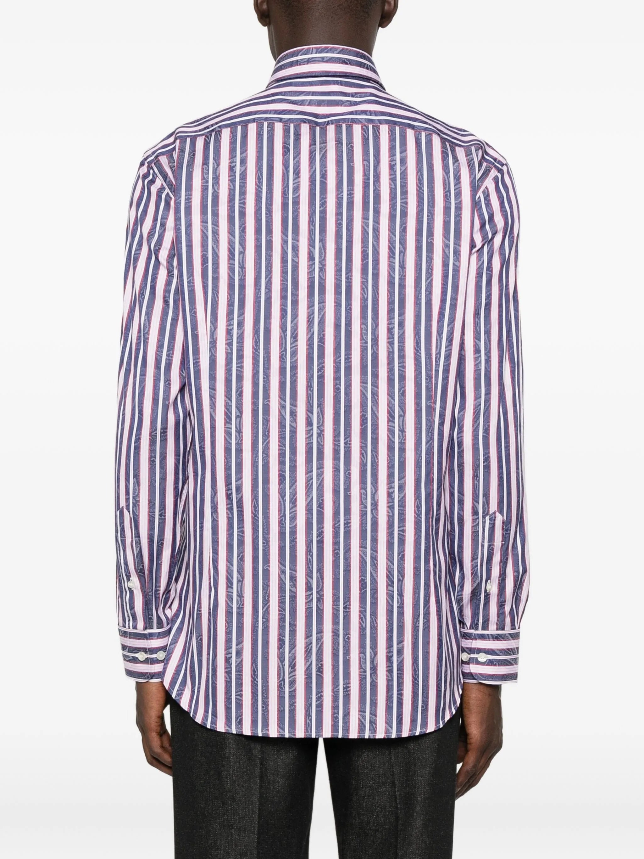 Etro Striped Floral Shirt - 4