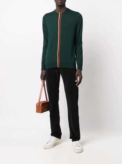 Paul Smith intarsia knit stripe jumper outlook