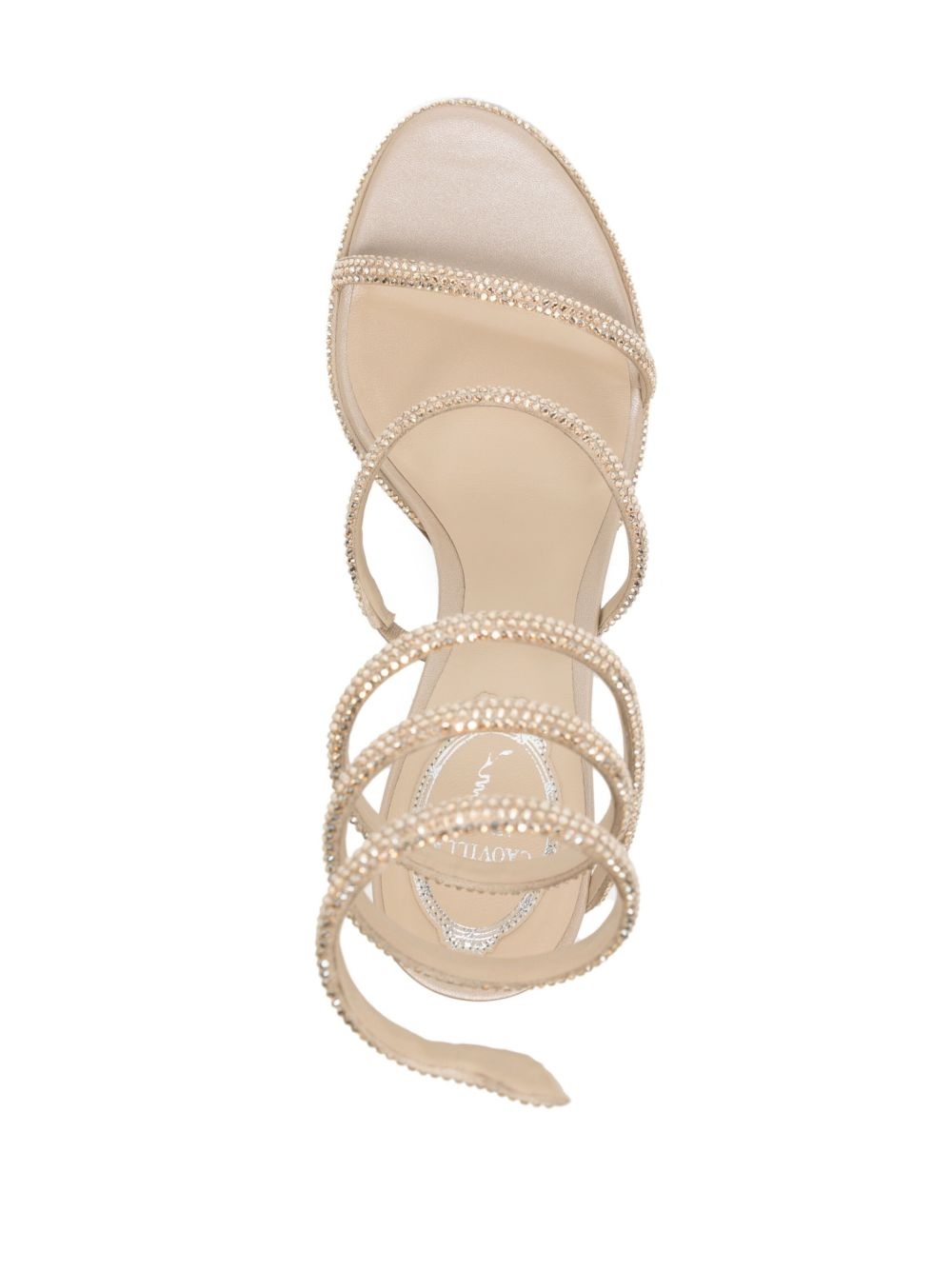 Cleo 80mm rhinestone-embellished sandals - 4