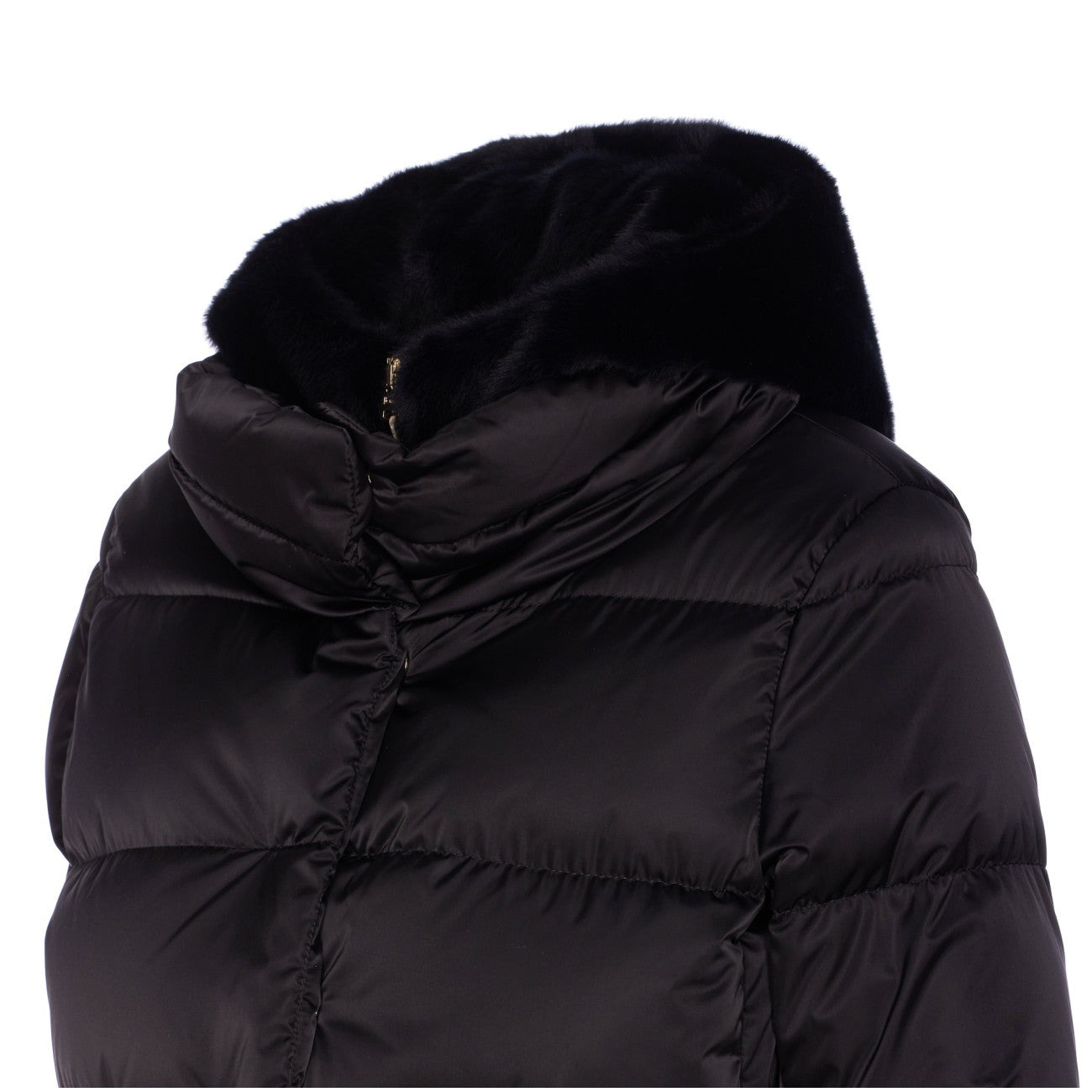 Herno Women A-Shape Satin Down Jacket - 3