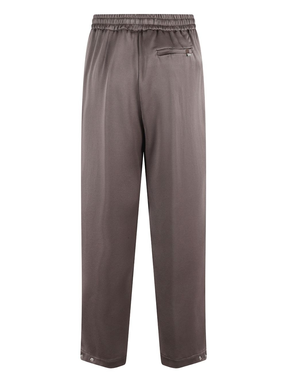 pleated drawstring pants - 2