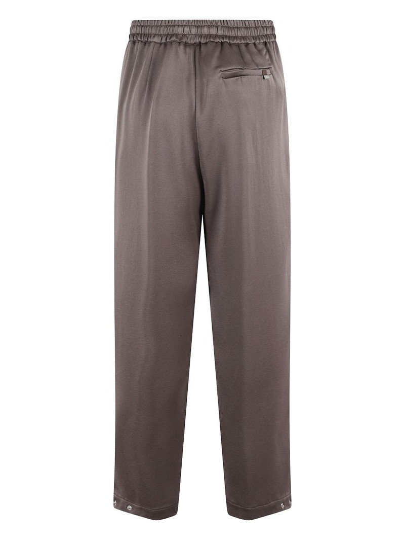 Herno pleated drawstring pants outlook