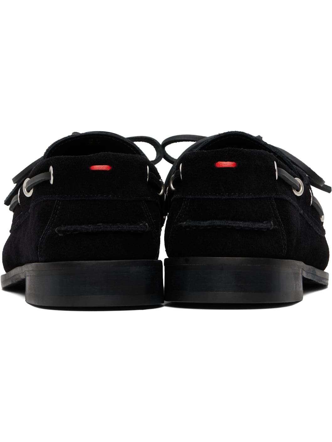 Black Harris Suede Boat Shoes - 2