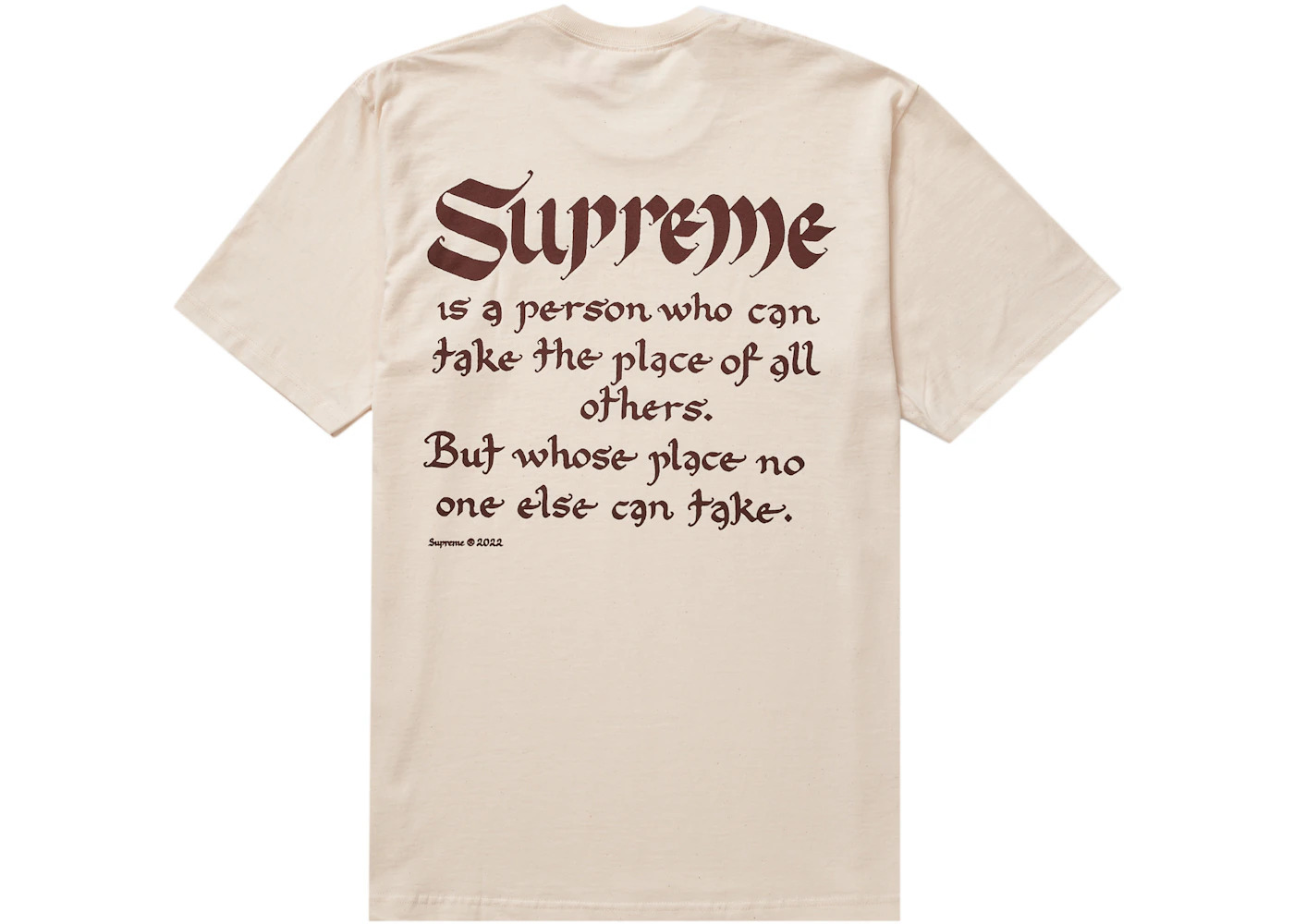 Supreme Person Tee Natural - 2