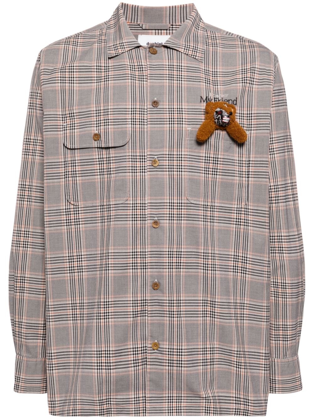 With My Friend checked cotton shirt - 1